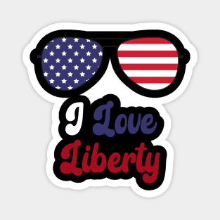 I Love Liberty Magnet