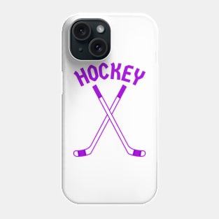 HOCKEY CROSSED STICKS LOGO Phone Case