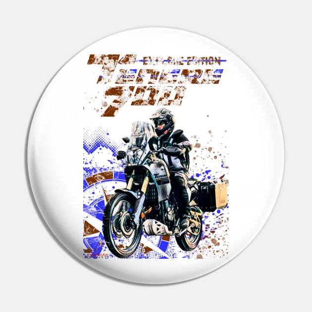 T7 Distressed Pin by EvolutionMotoarte