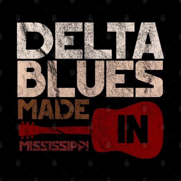 Mississippi delta blues vintage music festival distressed by SpaceWiz95