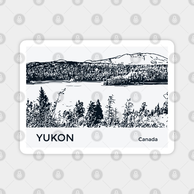 Yukon Canada Magnet by Lakeric