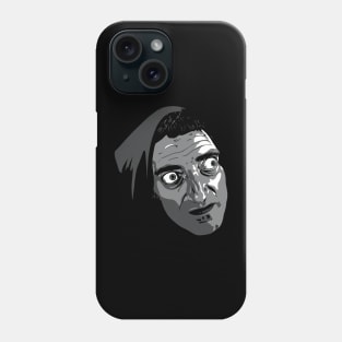 Marty Feldman greyscale Phone Case