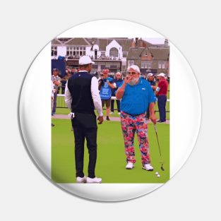 Golf Cigar Guy Meme Pin