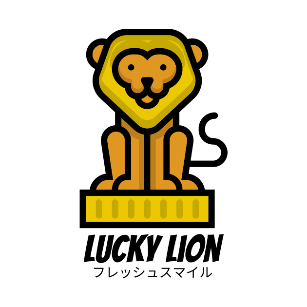 Lucky Lion Cartoon Charm by BradleyHeal