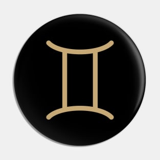 Gemini Zodiac Symbol Pin