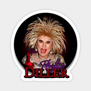 Phyllis Diller Magnet