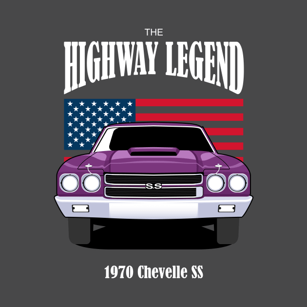 Chevy Chevelle SS 1970 Classic Car American by masjestudio