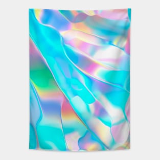 Blue Opal Iridescent Tapestry