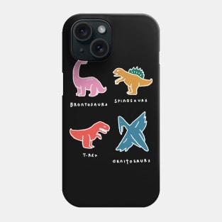 we love dinosaurs Phone Case