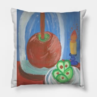 Still Life Caramel Apple Pillow