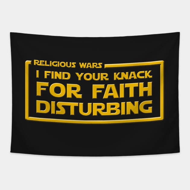 Religious Wars Tapestry by mockfu