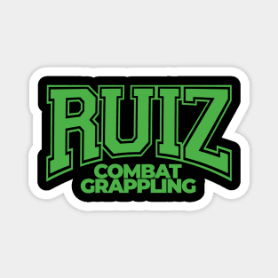 Ruiz Combat Grappling (Green Text) Magnet