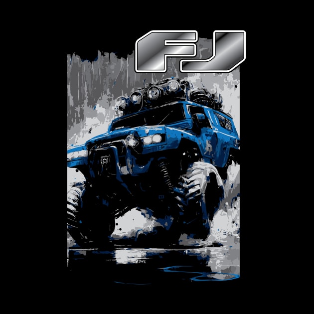 FJ Cruiser Blue by SharpGraphix