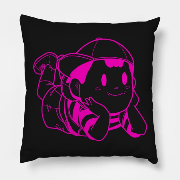 Thinkin Bout You (Pink) Pillow by bdangart