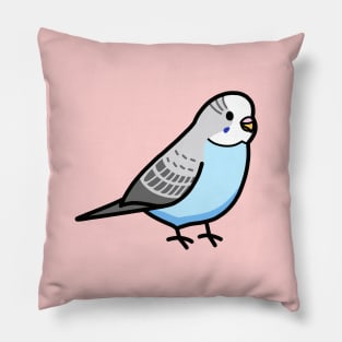 Blue Budgie Pillow