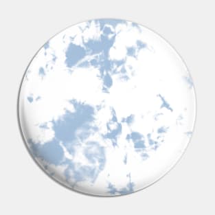 Sky Blue and white Storm - Tie-Dye Shibori Texture Pin