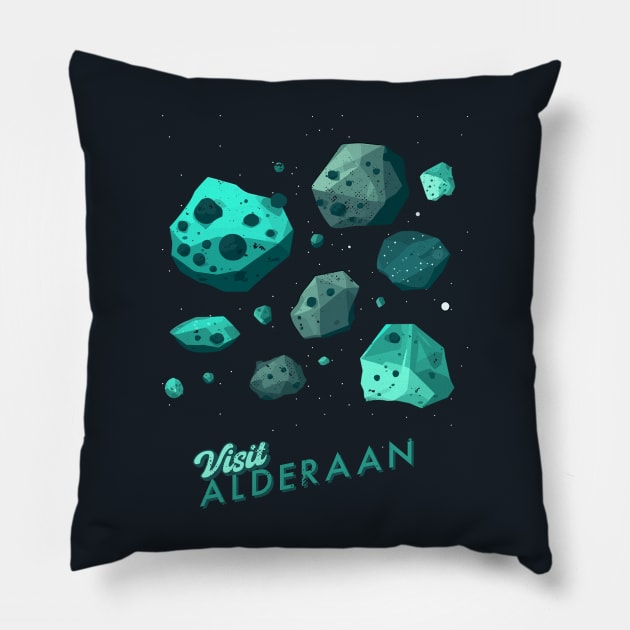 Visit Alderaan - It's a Blast! Pillow by bobacks