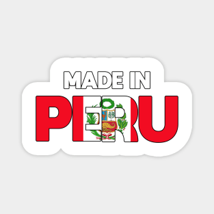 Peru - Flag (Made in) _016 Magnet