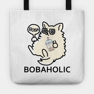 Bobaholic Cat Is The Boss! Tote