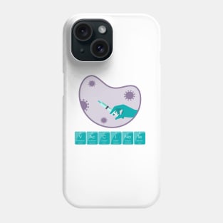 Vaccinate science themed design Phone Case