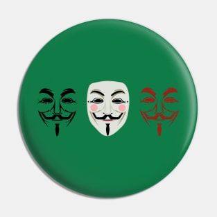 Mask Anonymous Pin