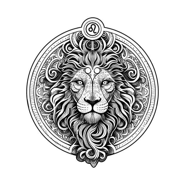 lion head art by elangkarosingo