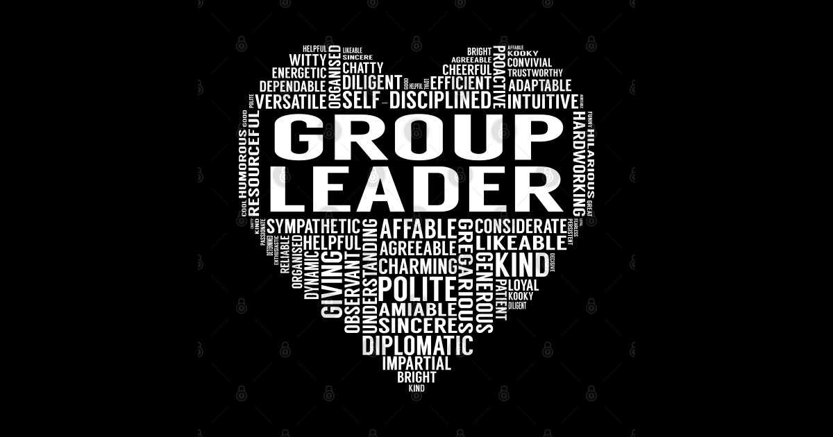 Group Leader Heart - Group Leader - Sticker | TeePublic
