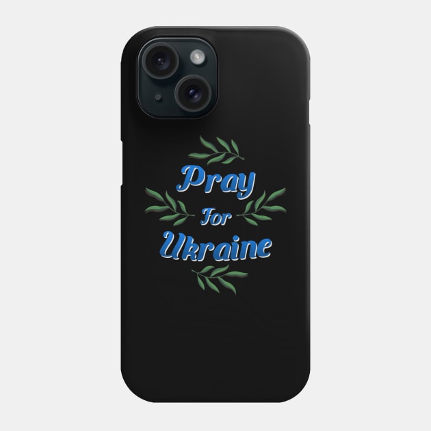 Pray for ukraine Russia Putin Puck Futin stand with ukrain Phone Case by Masahiro Lab