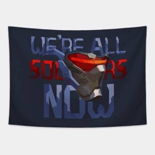 We're All Soldiers Now - Soldier 76 Overwatch Tapestry