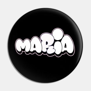 MARIA name bubble writing graffiti style Pin