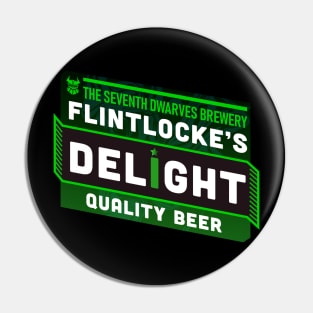Deep Rock Galactic Flintelocke's Delight Beer from the Abyss Bar Pin