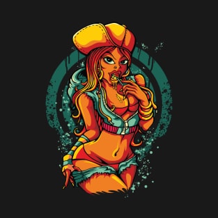 Sexy Pin Up Girl T-Shirt