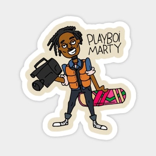 Playboi Marty Magnet