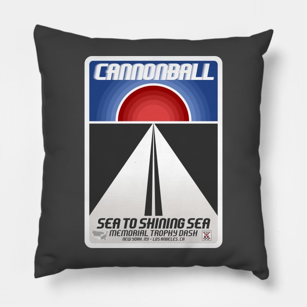 CANNONBALL Pillow by Aries Custom Graphics