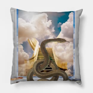 The door to heaven is open Pillow