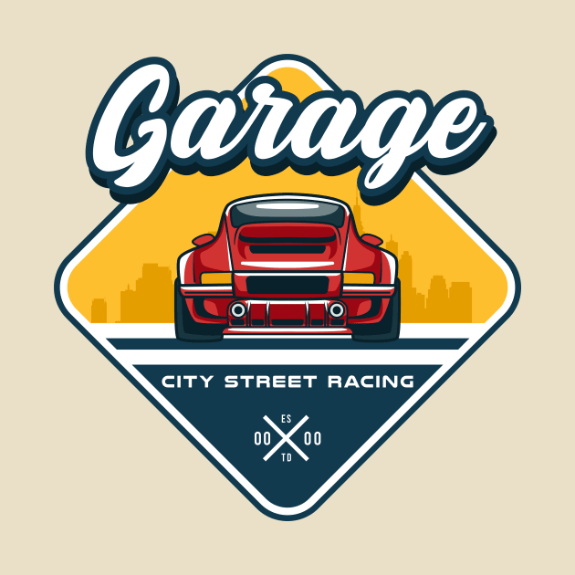 Garage City Street Racing Badge by Harrisaputra