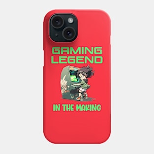 Gaming legend in the making video games Phone Case