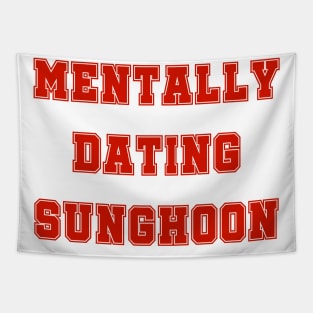 Mentally dating Enhypen Sunghoon | Morcaworks Tapestry