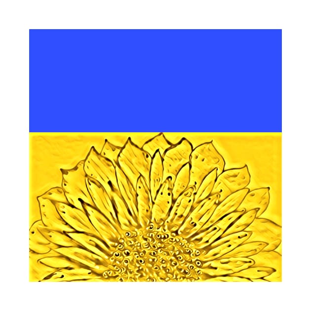 Sunflower of hope for Ukraine by YollieBeeArt