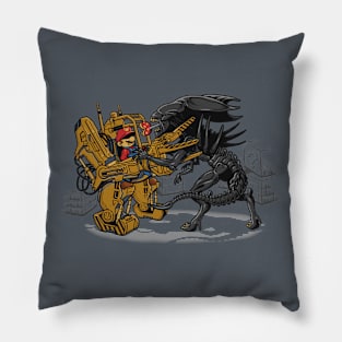 Alien Fighting Pillow