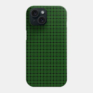 Green Retro Aztec Abstract Pattern Design Phone Case