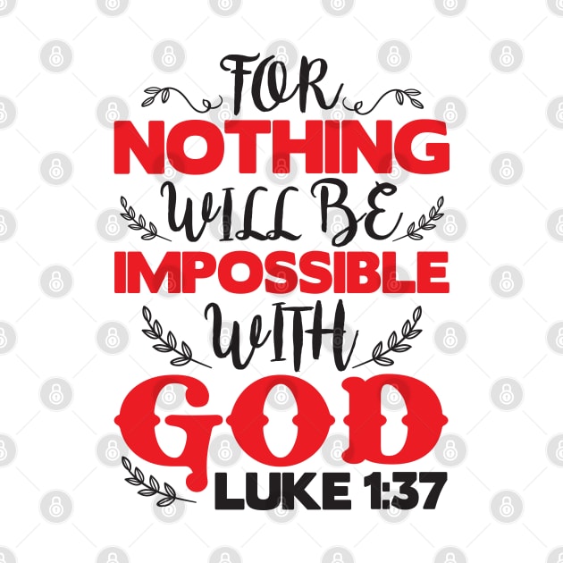 Luke 1:37 by Plushism