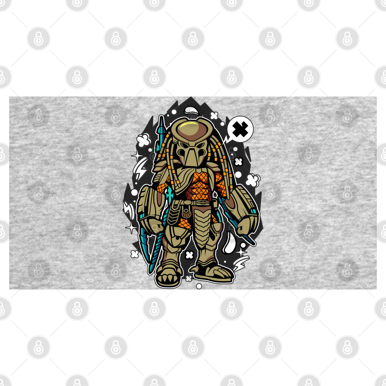 Predator Chibi Version //// Hunter from Another World Tshirt ...
