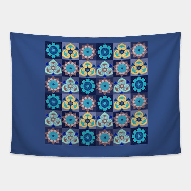 Japonaise 61 by Hypersphere Tapestry by Hypersphere