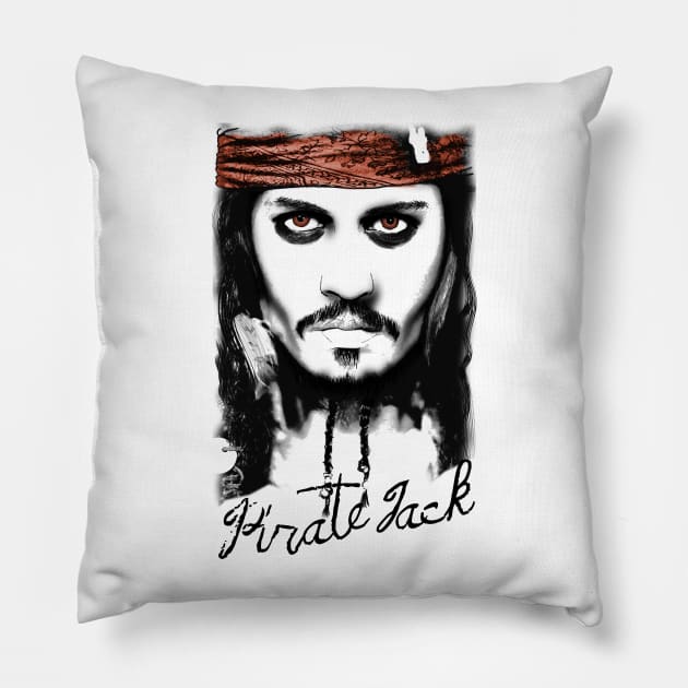 Jack the Pirate Pillow by RedSheep