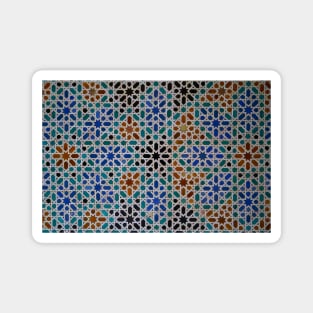 Seville Islamic tile pattern 4 Magnet