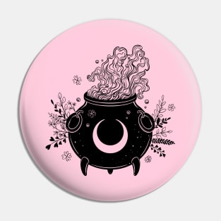 witch's cauldron Pin