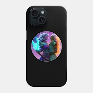 Fire and Ice Sorceresses Phone Case