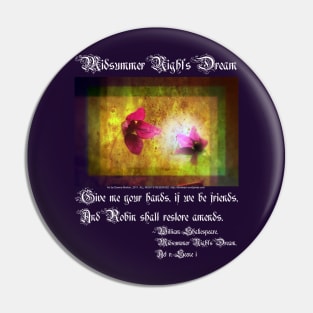 marriage of Titania; Salmon berry floral duet Pin