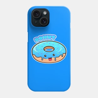 Blue Donut Phone Case